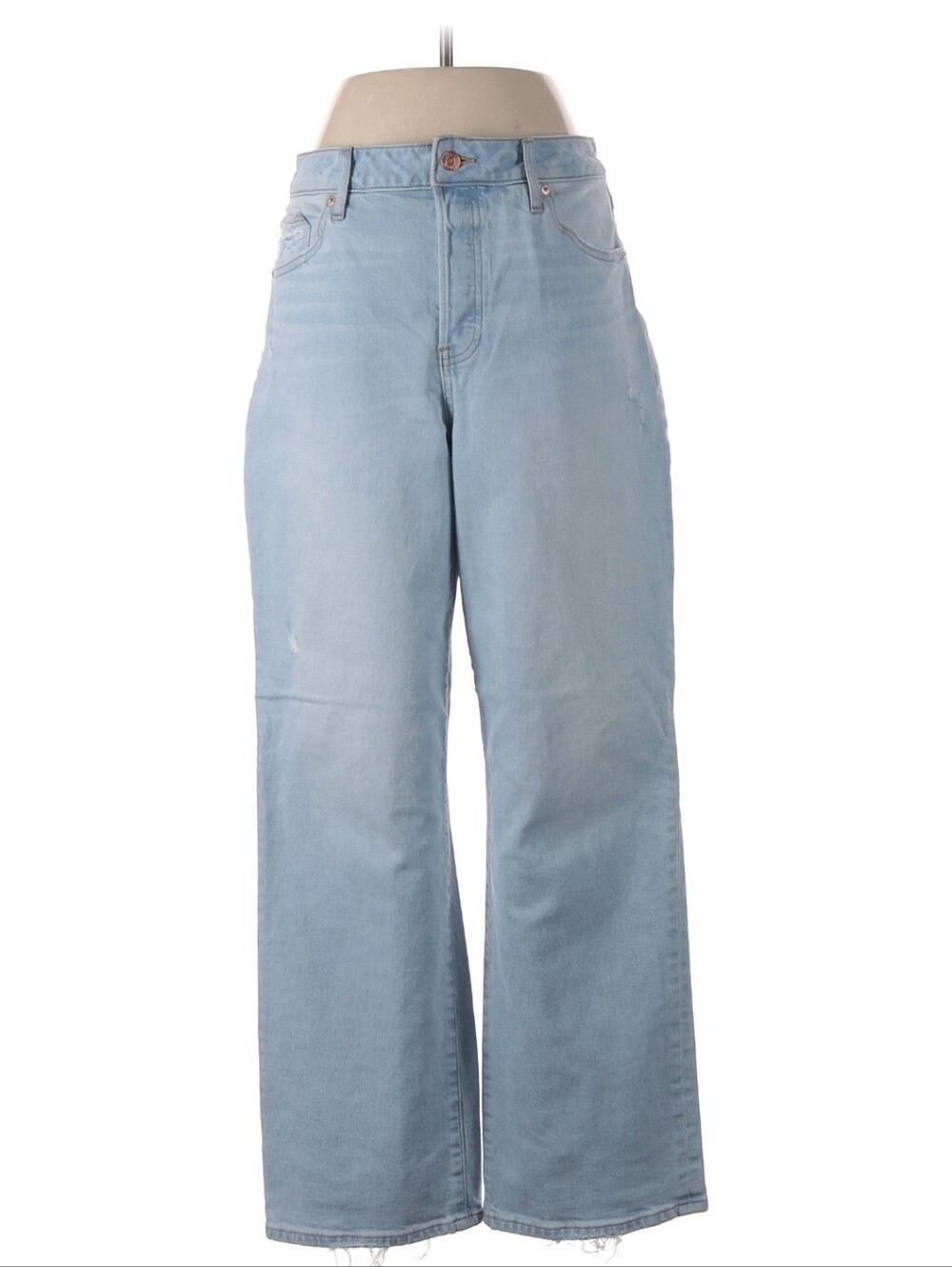 Express Relaxed Straight Ankle Jeans